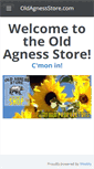 Mobile Screenshot of oldagnessstore.com